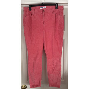 Women's Old Navy Rockstar Corduroy Pants Size 18 Pink